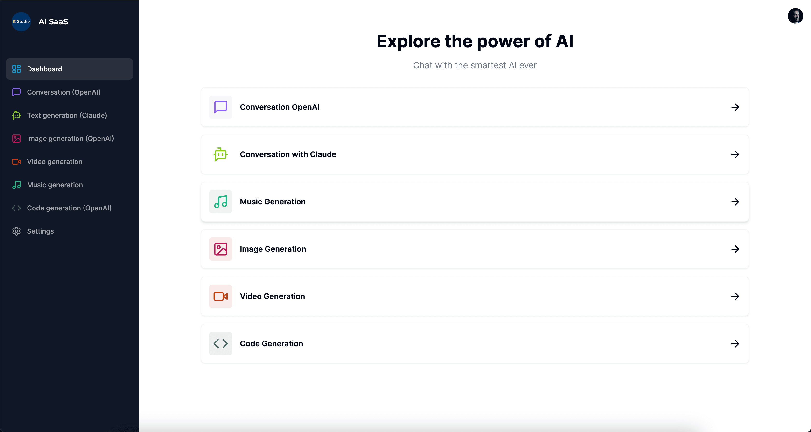 AI SaaS Platform